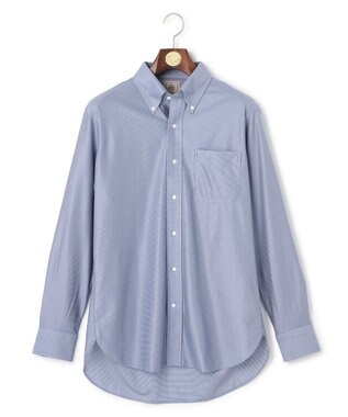 J.PRESS MEN 【吸水速乾 / UVケア / 高通気性】【SMART TECH】ハウンドトゥース ジャージーシャツ ネイビー系8