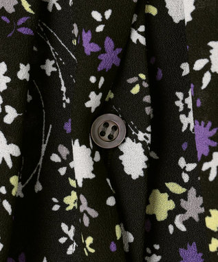 組曲 S プティフラワープリント ブラウス ブラック系5