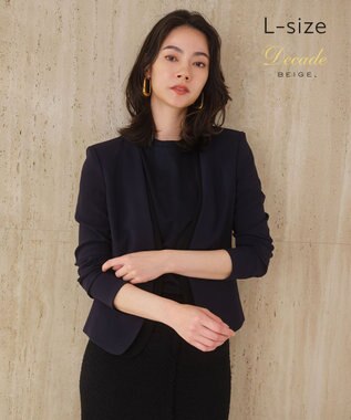 BEIGE， 【Lsize・セットアップ対応】CINDY / ダブルカラージャケット