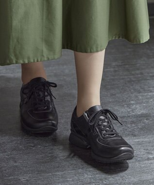 ASICS WALKING ペダラ レディース スニーカー ブラック系