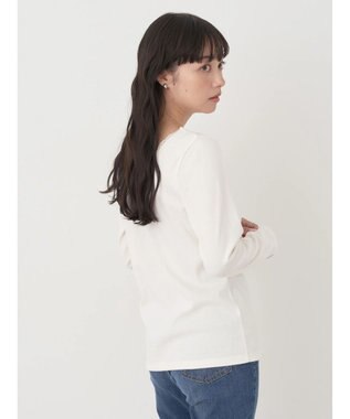 earth music&ecology 前後２ＷＡＹ襟レースプルオーバー Ivory