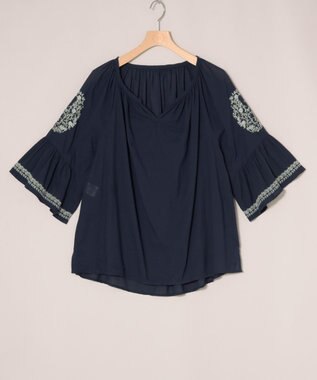 ONWARD Reuse Park 【any FAM】ブラウス春夏 ネイビー