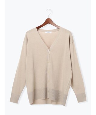 Te chichi 【雑誌掲載アイテム】2WAYカシュクールVネックカーディガン《2026 spring catalog item》 ベージュ