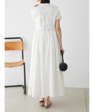Green Parks バックデザインキャミワンピース Off White
