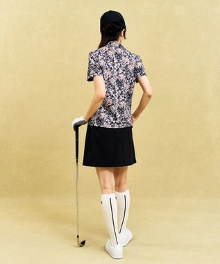 23区GOLF 着用動画あり【辻梨恵プロ着用】「TEXBRID」軽量ストレッチベーシックスカート ブラック系