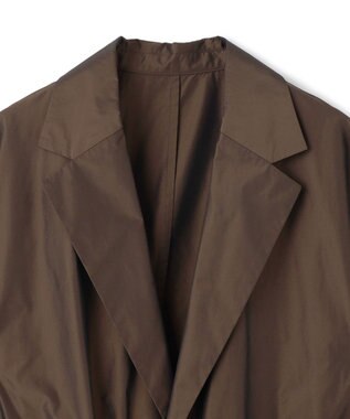 uncrave メモリータフタ ジャケット ブラウン