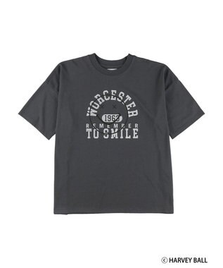 Green Parks Ｓｍｉｌｅｙ　Ｆａｃｅ／スマイルロゴＢｉｇＴシャツ Charcoal Gray