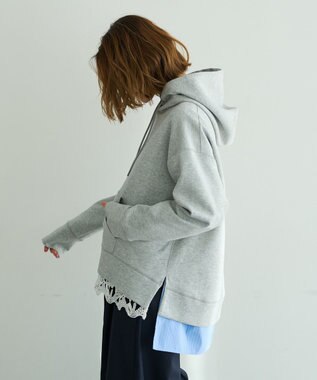 YECCA VECCA ダンボールフーディー Gray Mixture