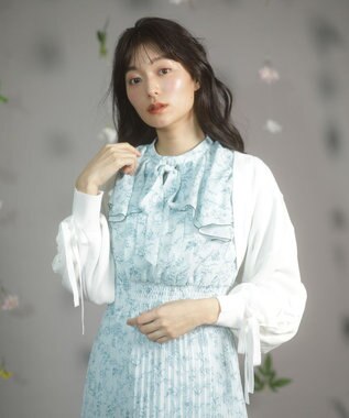 Green Parks ｄａｚｚｌｉｎ　ニットボレロ Off White