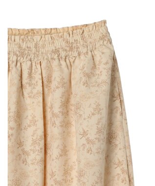 earth music&ecology フラワーティアードテックスカート Orange