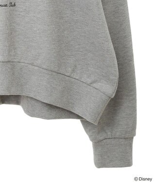 Green Parks ミッキー＆フレンズ／ラウンドヘム裏毛プルオーバー Gray Mixture