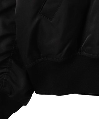 WEGO 【ユニセックス着用ITEM】パテッドフードMA－1 ブラック