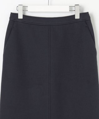 J.PRESS LADIES 【洗える】ダンボールジャージー ナロー スカート ネイビー系