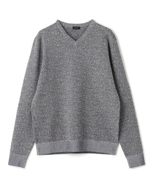 JOSEPH HOMME ライトアムンゼン　Vネックニット ライトグレー系