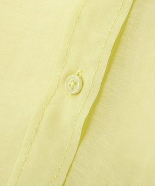 earth music&ecology 【WEB限定】シアーショートシャツ Yellow