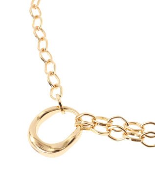 AMERICAN HOLIC マグネットデザインチェーンネックレス Gold