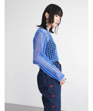 Green Parks ・ＳＵＧＡＲ　ＳＰＯＯＮ　ハナレースプルオーバー Blue