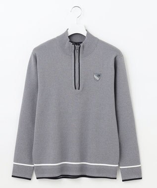  【MEN】ハーフジップ ニットソー