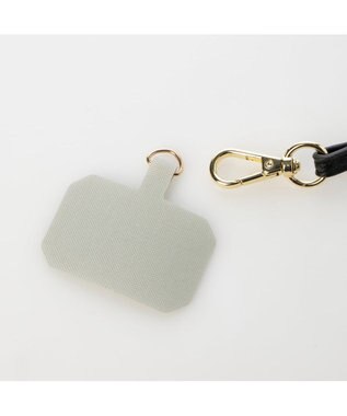 UNBILLION cachecache キルティングポーチ付きスマホストラップセット ブラック