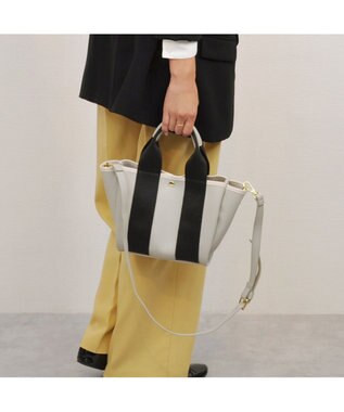 UNBILLION cachecache ショルダー付き2wayテープトートバッグS