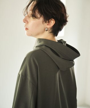 #Newans 【洗濯機可能】フ―ディーアノラック チャコール