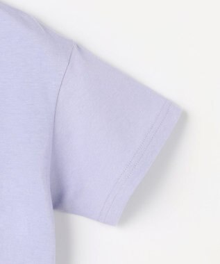 ANY KIDS 【綿100%】ドロップショルダーミラクルスパンコールTシャツ サックスブルー×ケーキ