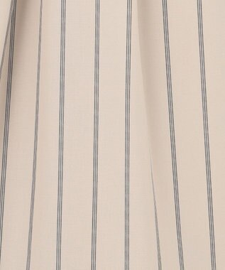 組曲 【WEB限定】コットンポリエステルタイプライター セットアップ ベージュストライプ系1