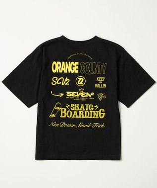 OP／FILA 【SEVEN2】グラフィックTシャツ ブラック