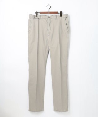 JOSEPH ABBOUD 【キングサイズ・ウエストも伸びる】オーガニックストレッチピケ パンツ ライトグレー系