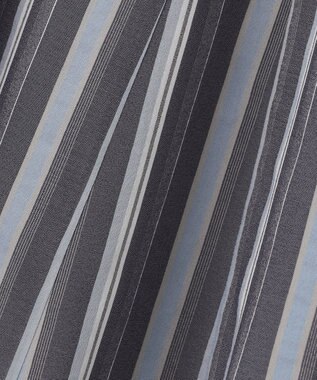 J.PRESS LADIES L 【洗える】ランダムストライプ スカート ネイビーストライプ系