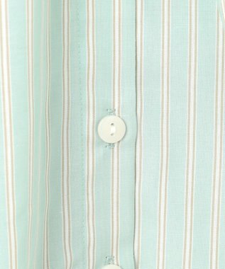 組曲 KIDS 【110-140㎝】サマーストライプ ブラウス セージ系1