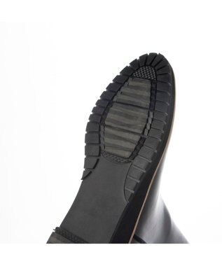 MODE ET JACOMO <carino>【レイン・スノー対応】ウエッジヒールショートブーツ ブラック