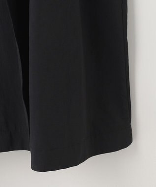 UNFILO 【洗える/シワになりにくい】撥水ナイロンタフタワッシャー ブラック