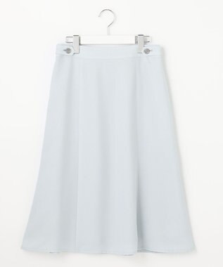 J.PRESS LADIES 【洗える・シワになりにくい】Garudaツイル フレアー スカート サックスブルー系