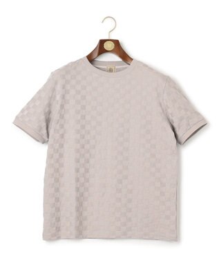 J.PRESS MEN 汗ばむ夏の最適解Tシャツ【吸水速乾 / シワになりにくい】【J.PRESS PREMIUM JERSEY】 リンクス Tシャツ ライトグレー系