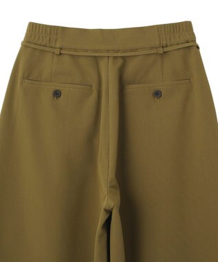 AMERICAN HOLIC リボン付きタックワイドパンツ Khaki