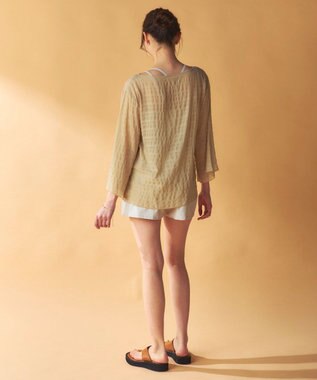 OP／FILA 【Ocean Pacific】シアートップス付き4点セット水着 ベージュ