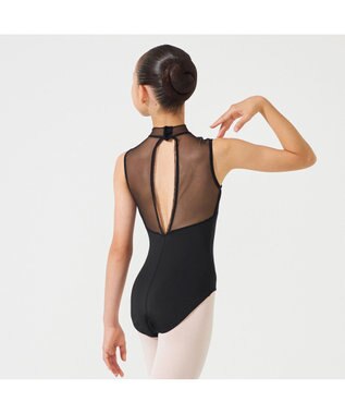 Chacott 【AKANE TAKADA】ジュニア ハイネックレオタード ブラック