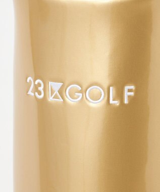 23区GOLF 【UNISEX】エレガントエナメルキャディバッグ　キャスター付きで移動もラクチン ゴールド系