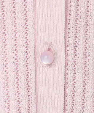 組曲 L 【先行予約・前後着用可】レーシーニット カーディガン スプレーピンク系