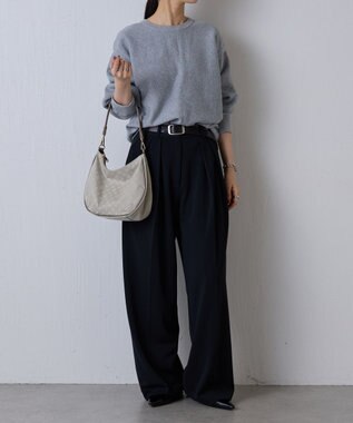 russet 2WAYショルダーバッグ【ナイロンジャガード】(CE-1446) Ecru