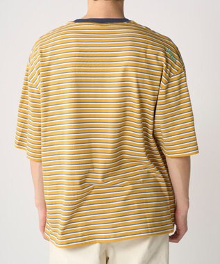 OP／FILA 【Kappa】ウェルネスクラブボーダーTシャツ イエロー