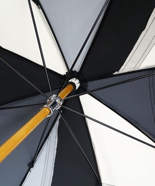 +RING 【限定/日本製】プラスリング 晴雨兼用傘（長ショート）BLK SR305 黒