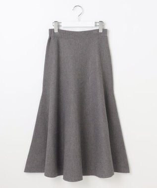自由区 S 【カタログ掲載】ウールミラノニットフレア スカート グレー