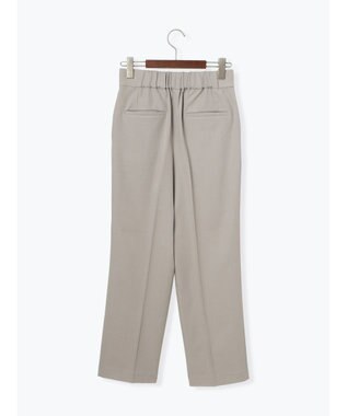 Te chichi フロントZIPリネンライクテーパードパンツ(セットアップ可) Ｓグレー