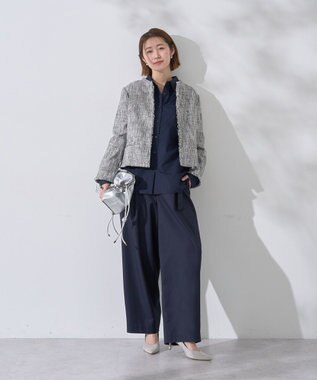 YECCA VECCA ツイードジャケット(1) Mix