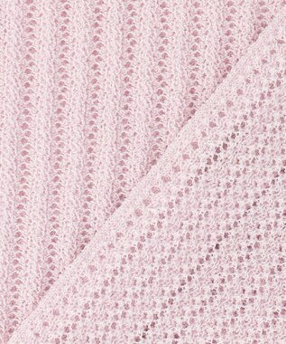 組曲 L 【先行予約・前後着用可】レーシーニット カーディガン スプレーピンク系