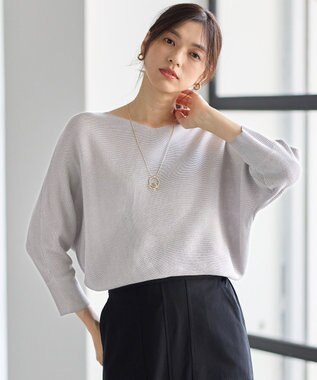 ラメガーターニット