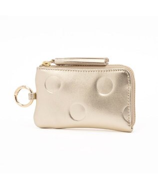 UNBILLION ペルケ perche / ドット型押し・ジャバラカマルチケース