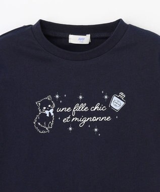 ANY KIDS 【綿100%/接触冷感】ひんやり 2WAY セーラーTシャツ ネイビー